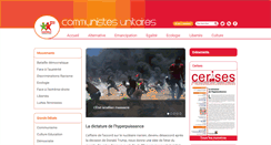 Desktop Screenshot of communistesunitaires.net