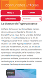 Mobile Screenshot of communistesunitaires.net